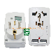  Travel Plug Adapter Electrical Universal to EU/UK Power Plug Converter