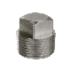 Forged High Pressure Stainless Steel 3000lbs NPT Square Plug