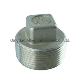 Manufacturer Stainless Steel 304 316 Pipe Fitting Square Plug