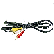 RCA Cable, 3RC to 4c Plug (1.1024)