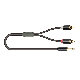  a/V RCA Shielded Cable 2RCA Plug to 3.5mm Stereo Plug