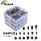 620 PCS + 15 PCS Car Clips Bumper Retainer Clips with Fasteners Remover Automotive Plastic Push Rivet Kit manufacturer