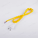 VDE Round Plug with Knitted Braided Fabric Electric Cable Power Cord