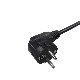  VDE Approved Straight Schuko Plug with Power Cord H05rn-F