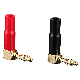 24K Gold Plated Right Angle Screw Type Banana Plug