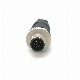  IP65 4pins M12 S Coded Connector Straight Plug Male Female for AC and DC Application