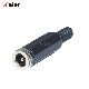  2.5mm/2.1mm Audio Video Connector Female Adapter DC Power Plug