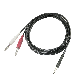  Flexible Interconnect Audio V Cable 6.35 Stereo Male to Male Plug