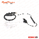  Acoustic Earpiece Earphone K Plug 2 Pin for Two Way Radio