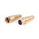  Hi-End Audio XLR Connector Plug Aluminum Gold Plating