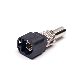 RF Car Connector Hsd 4pin Black Male Plug Crimp for Cable