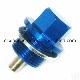 Customized M10X1.25 Oil Drain Plug with Colorful Anodized Finish
