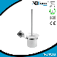 Bathroom Accessory 304 Stainless Steel Standing Toilet Brush Holder manufacturer