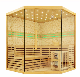 2023 Best Selling Finnish Sauna for 5 Person Hemlock Traditional Sauna