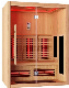 Customized Indoor Hemlock Infrared Sauna Room Outdoor Stove Canadian Cedar Sauna House Full Spectrum Heater Sauna