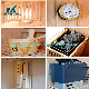  Finland Pine Sauna Room Accessories Wooden Buckets / Sauna Cabin / Electric Sauna Heater