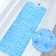 Custom Clear Anti-Slip Silicone Bathtub Mat Transparent Non-Slip Mat for Tub Shower Mat