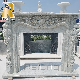 Hand Carving Decorative French Style Marble Fireplace Mantel for Sale