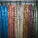 Metallic Sequin Gold Aluminum Gold Metal Chain Mesh Fabric for Clothing Curtain