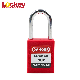 38mm Steel Shackle Loto Safety Padlock Lockout with Security Lock