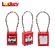 Lockey Loto Stainless Steel Cable Industrial Safety Padlock with Master Key