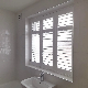  PVC Window Shutter Plantation Shutter for Bathroom Anti Moisture