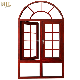 Grill Design Aluminum Frame Round Fixed Casement Tilt Turn Window