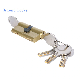  Mortise Lock Double-Line Pin Snake Key Way Euro Cylinder Lock with Emergency Function