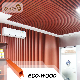 Flat Surface Indoor Wood Plastic Composite Wood Ceiling Decoration Panel