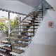  Prima Indoors Modern Design Steel Wood Prefabricated Straight Staircase