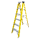 150kgs Load Capacity Factory Directly Sale Fiberglass Step Ladder / Aluminum Ladder