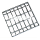  Welded Galvanized Heavy Duty Press Locked  Serrated Tooth Type I  Bar Steel Grating