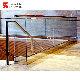  Durable Aluminum Base Glass Railing with Modern Design for Sturdy Support and Easy Installation, Ideal for Engineering Projects