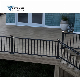 OEM/ODM Privacy Horizontal Frameless Glass Balustrade Custom Staircase Modern Metal/Aluminum/Iron Balcony Railing/Wood Design Balustrade Fence for Pool/Balcony