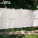 White PVC 6′ H/8′ W Vinyl Privacy Garden Fence