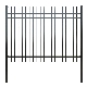 Residential Powder Coated Wrought Iron Steel Fence Panels Metal Garrison Fencing