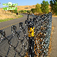 PVC Coated Galvanized Security Garden Fencing Wire Mesh Chain Link Fence