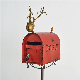  New Design Garden Decor Post Box Metal Mailbox