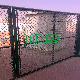 Galvanized PVC Coated Customize Chain Link Fence Gates, Chain Link Wire Mesh Fence