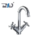 Hot Sale Cross Dual Handle Popular Design Brass Basin Faucet Cheap Price manufacturer