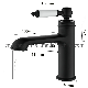 New Single Lever Spray Black Painting Basin Faucet