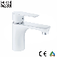 Deck Mounted Zinc Basin Mixer and Bathromm Basin Faucet for Cold Hot Water