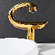  2023 New Single Handle Brass Gold Basin Faucet Op-2011g