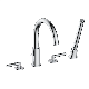  Cupc Chrome Plated Design Brass Bathtub Mixer Bathroom Faucet with Shower Jkd781r001