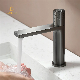 China Wholesale Torneira Watermark Gun Gray Sanitary Ware Lavatory Brass Wash Basin Faucet Mixer Tap Small Modern Taps Bathroom Basin Faucets