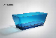 Sky Blue Translucent Solid Surface Tubs Resin Stone Bathtub