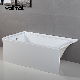  American Standard Acrylic Material Skirt Bath Tub for Bathroom