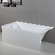 American Standard Acrylic Material Skirt Bath Tub for Bathroom