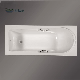 140X70 Cm Simple Acrylic Mini Drop-in Bathtub with Handle manufacturer