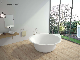 Hot Sale Modern Design Bath Freestanding Tub White Resin Stone Artificial Stone Solid Surface Bathtub